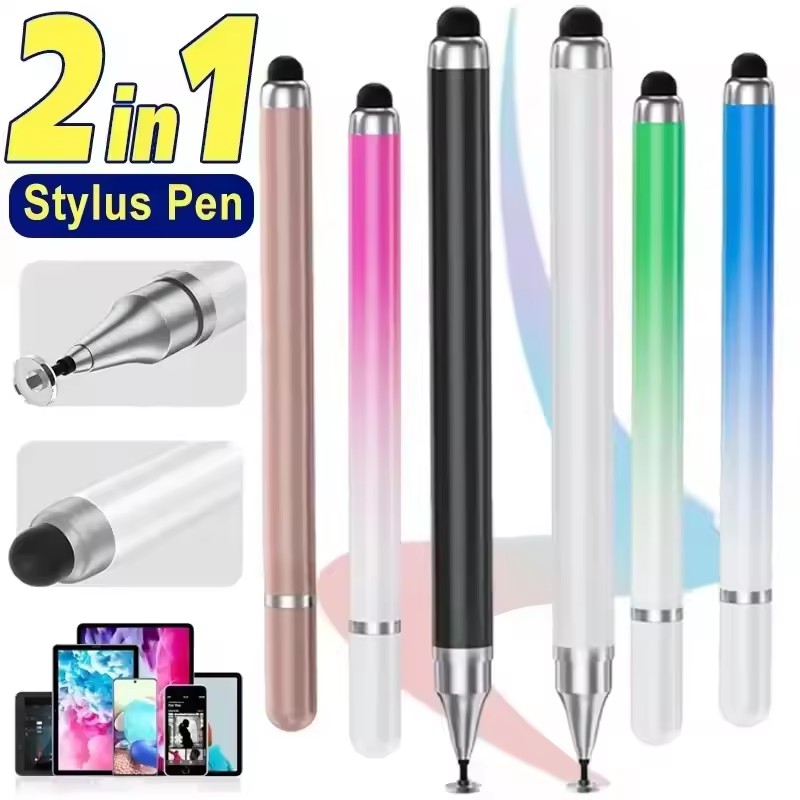Tablet Accessory - 2 in 1 Universal Stylus Pen
