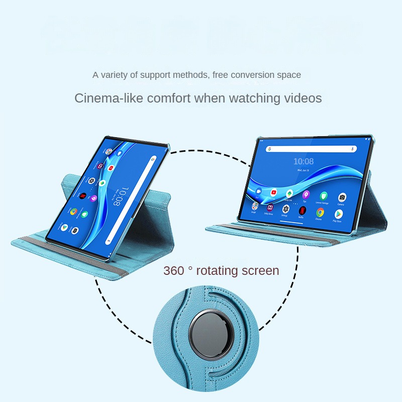 360 Rotating Case For Lenovo T - đánh giá và giá Lenovo Tablet M10 Accessories