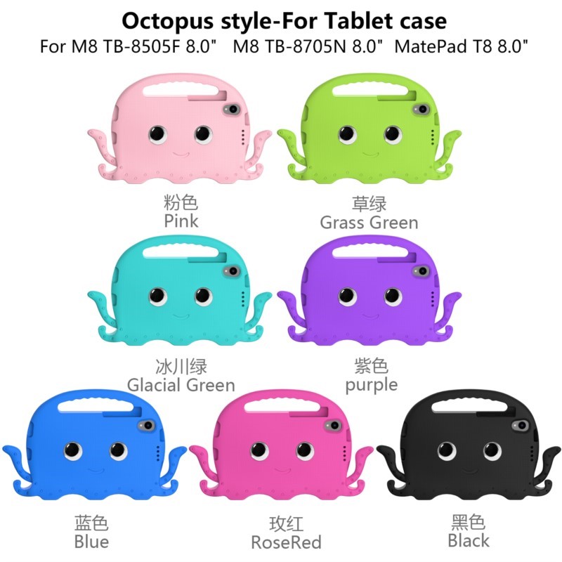 Octopuses EVA Kids Case For Le - đánh giá và giá Lenovo Tablet M10 Accessories