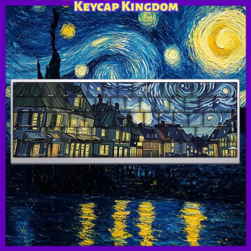 Van Gogh Starry Sky Theme Keyc - đánh giá và giá Tablet Accessories Keyboard