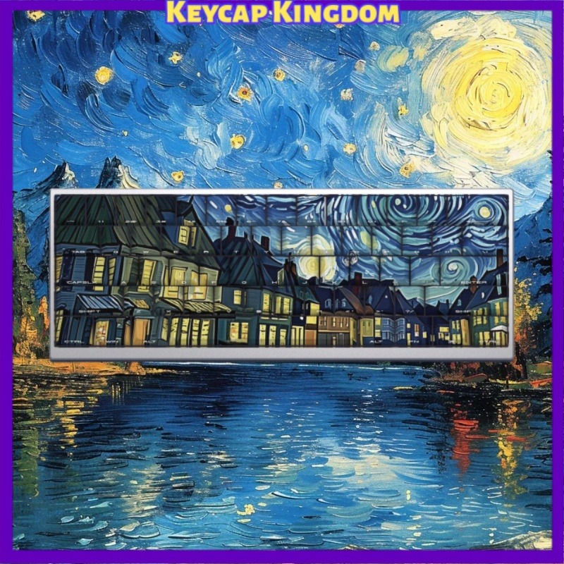 Van Gogh Starry Sky Theme Keyc - đánh giá và giá Tablet Accessories Keyboard