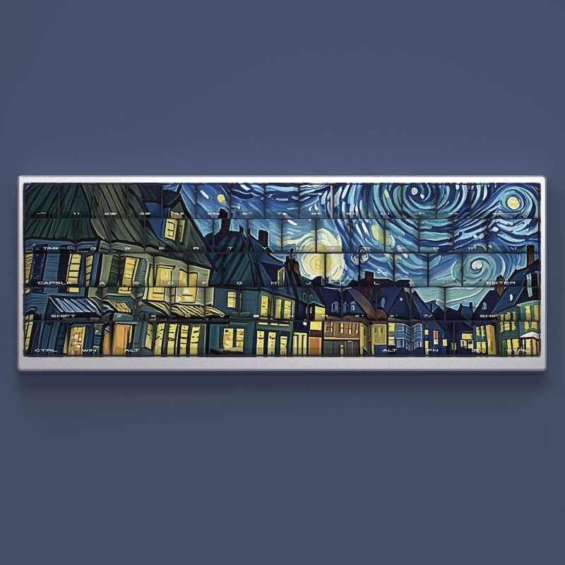 Van Gogh Starry Sky Theme Keyc - đánh giá và giá Tablet Accessories Keyboard