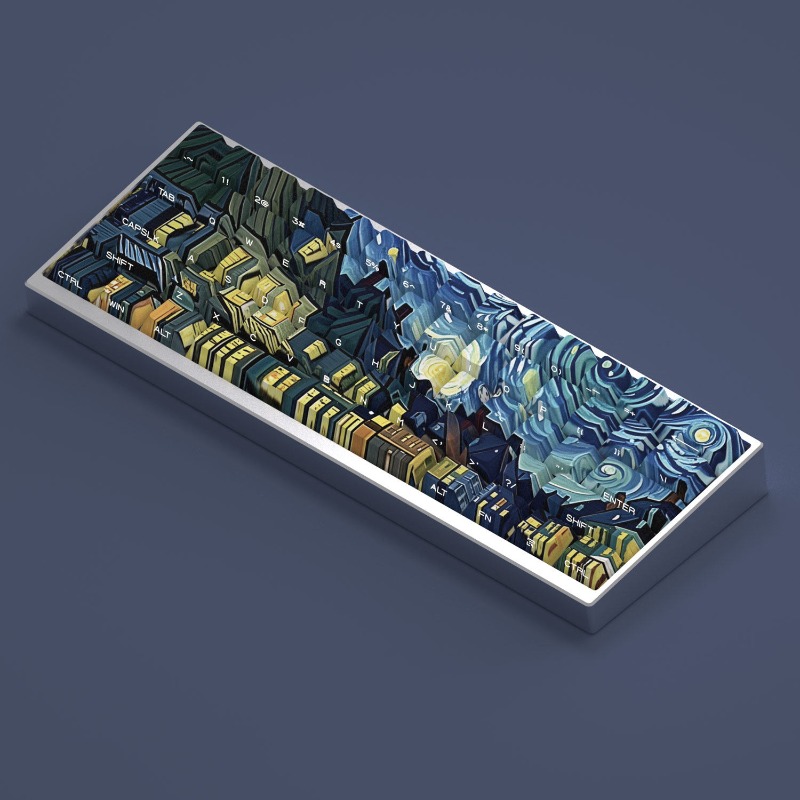 Van Gogh Starry Sky Theme Keyc - đánh giá và giá Tablet Accessories Keyboard