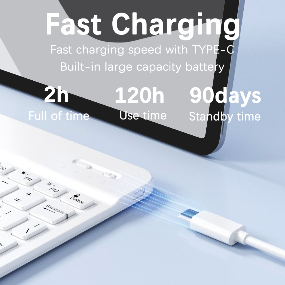 Wireless Bluetooth-compatible  - đánh giá và giá Tablet Accessories Keyboard