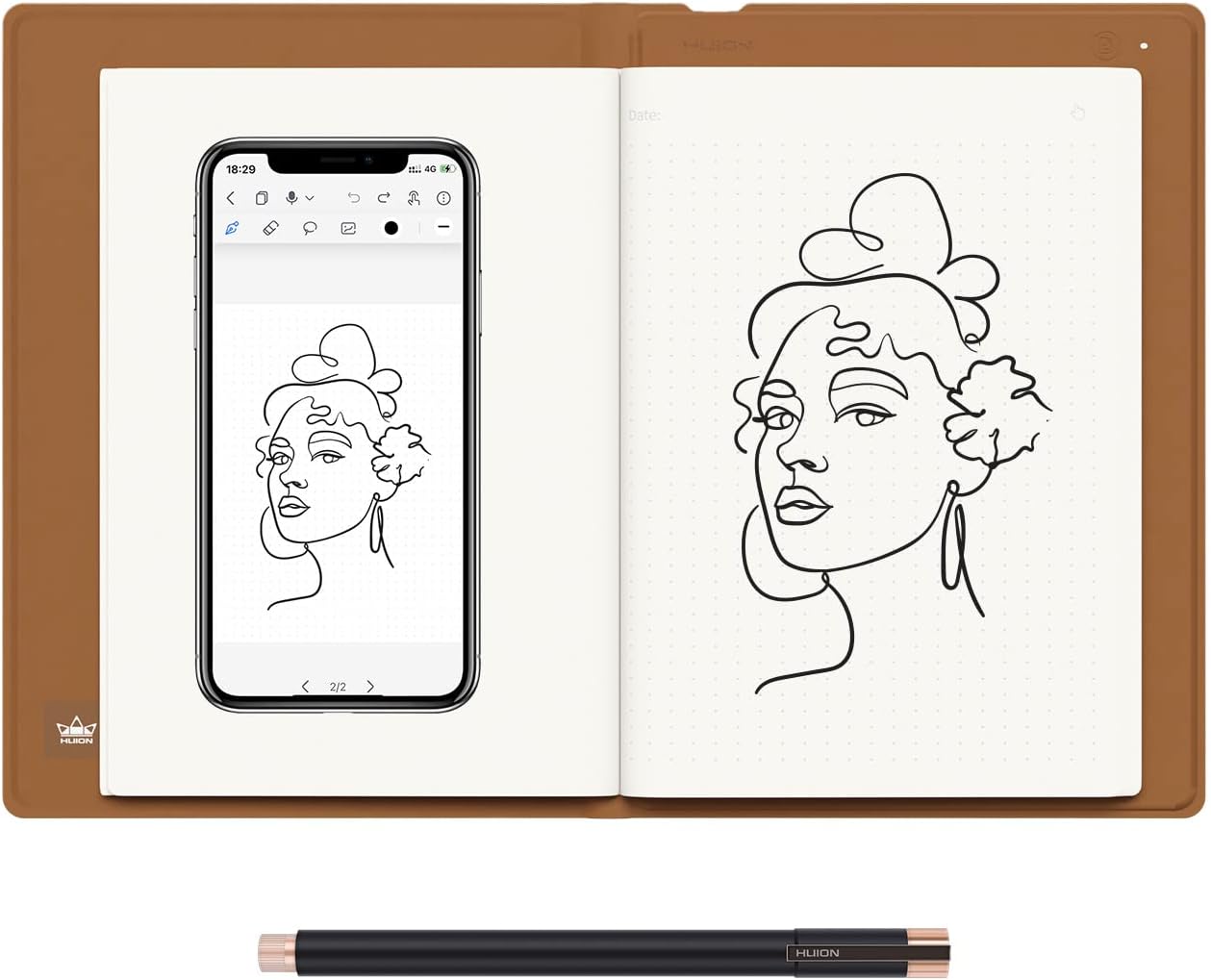 huion note 2 em 1 digital hand - đánh giá và giá Graphic Tablet Accessories