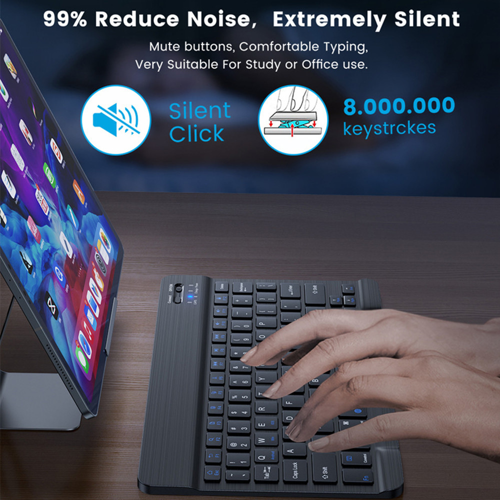 10 lnch Wireless  Bluetooth Mi - đánh giá và giá Tablet Accessories Keyboard