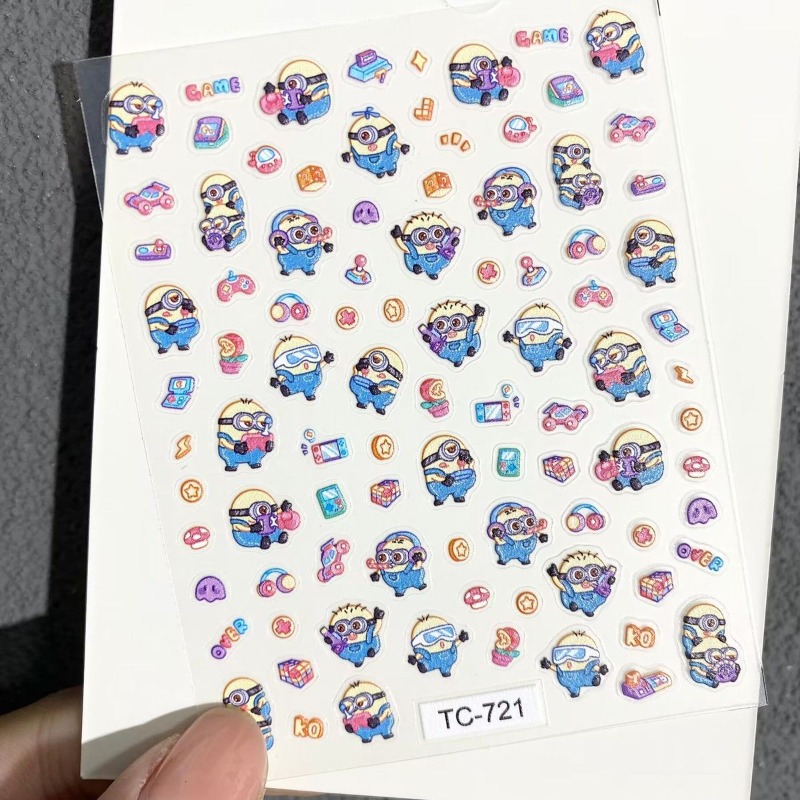 Cute Minions anime cartoon cre - đánh giá và giá Tablet Accessories Set