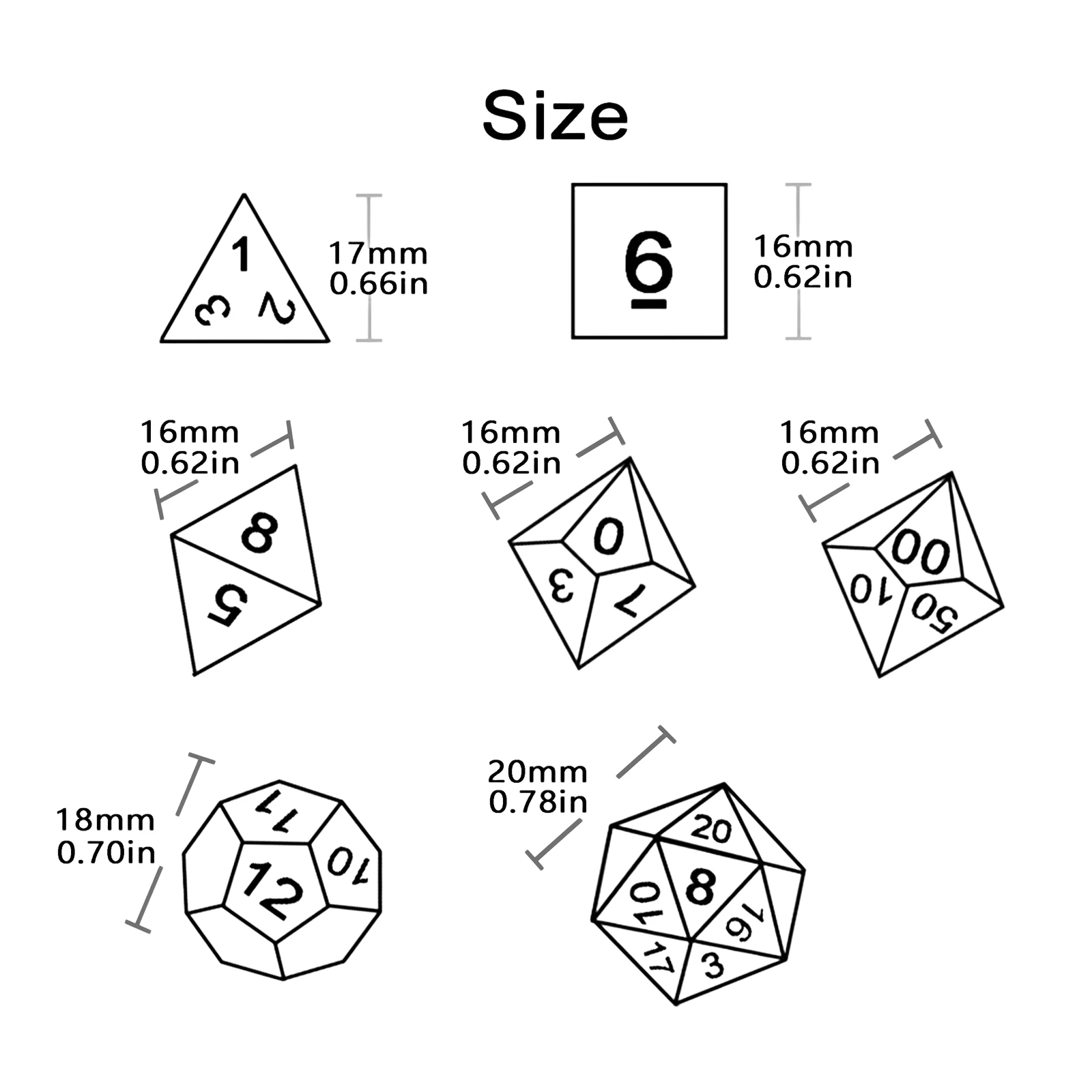 New Sequin Dice - Polyhedral D - đánh giá và giá Tablet Accessories Set