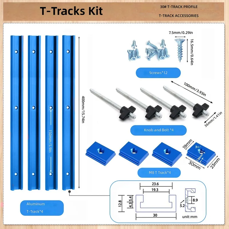 T30 T Slot Slider Set Red Blue - đánh giá và giá Tablet Accessories Set