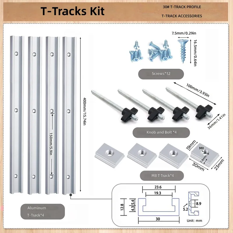 T30 T Slot Slider Set Red Blue - đánh giá và giá Tablet Accessories Set