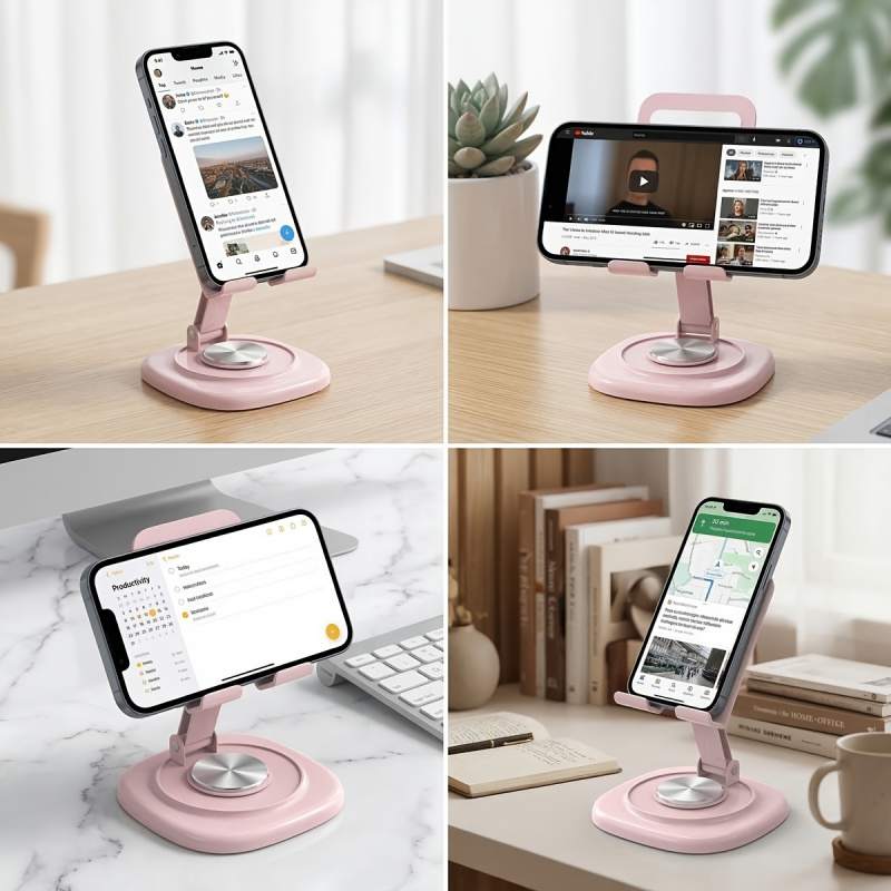 Macaron Desktop Metal Rotating - đánh giá và giá Tablet Stand Adjustable