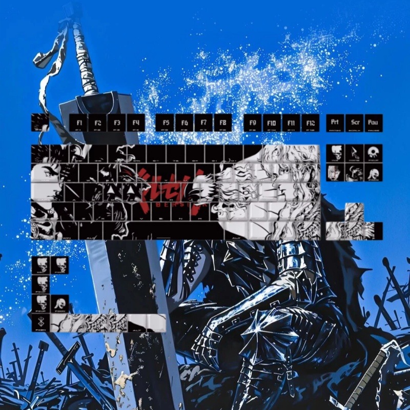 BERSERK Theme Anime Keycap 98  - đánh giá và giá Tablet Accessories Keyboard