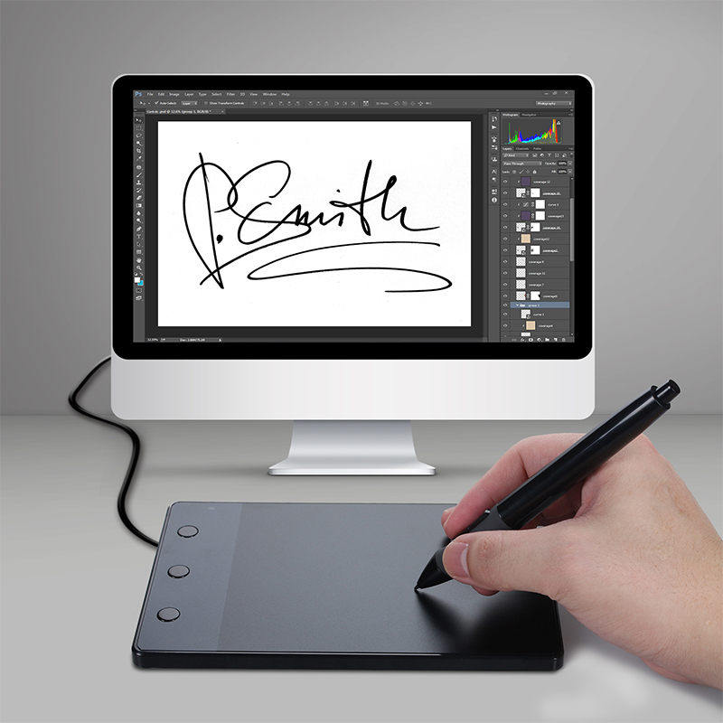Mới HUION H420 Đồ Họa Máy Tính - đánh giá và giá Graphic Tablet Accessories