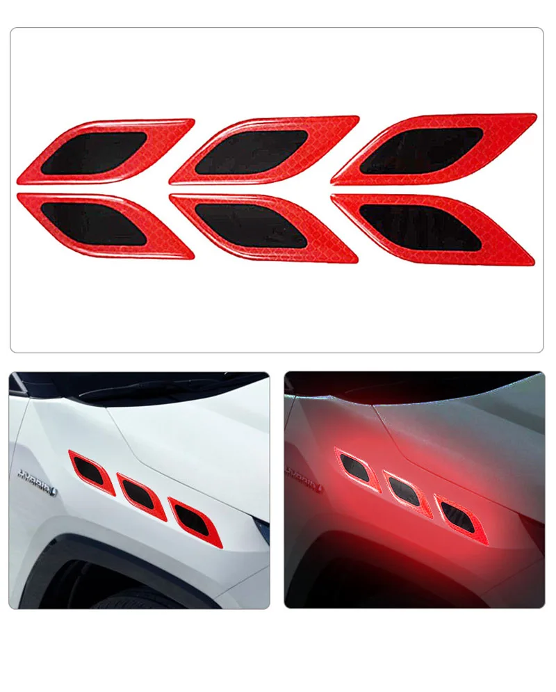 6pcs/Set Car Reflective Sticke - đánh giá và giá Tablet Accessories Set