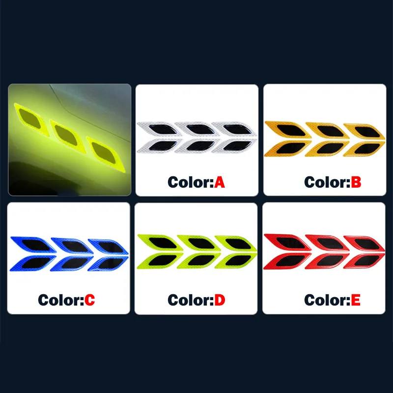 6pcs/Set Car Reflective Sticke - đánh giá và giá Tablet Accessories Set