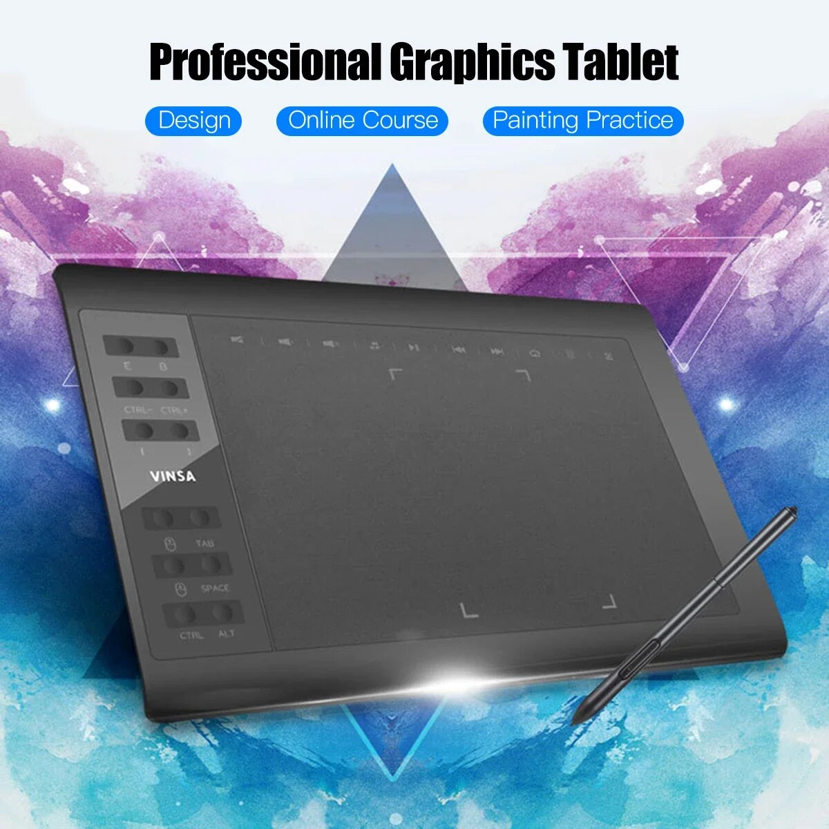 10x6 Inch Professional Graphic - đánh giá và giá Graphic Tablet Accessories